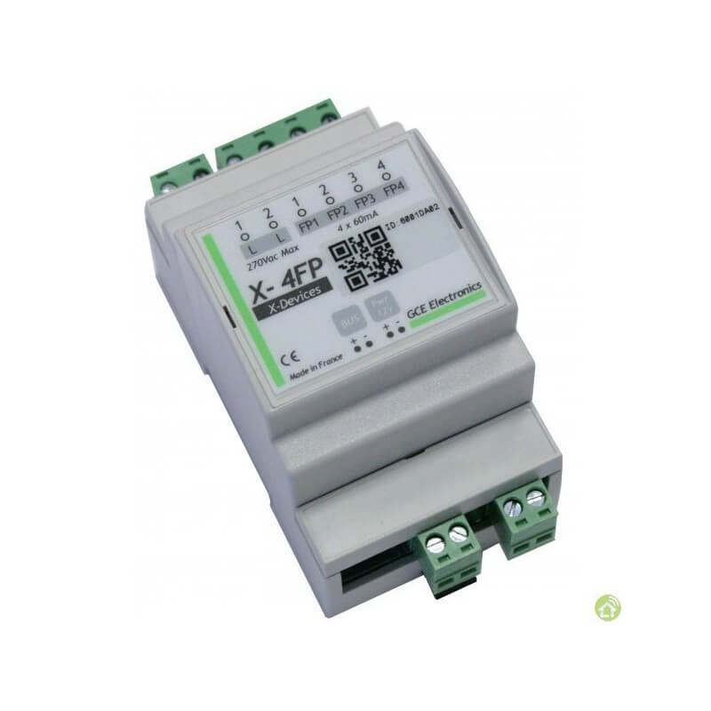 Extension 4 sorties Fil Pilote pour IPX800 V4 - X-4FP - Electrique Extension 4 sorties Fil Pilote pour IPX800 V4 - X-4FP - Electrique