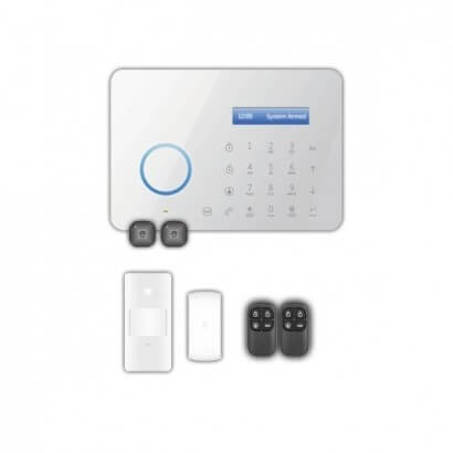 Kit d'alarme domestique avec panneau tactile LCD et module PSTN - Chuango - 4A11 - Sécurité