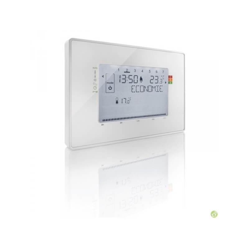 Thermostat filaire CS Somfy - Chauffage Gaz ou Collectif - 2401243A - Température