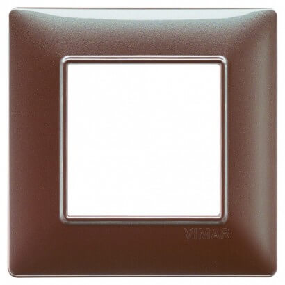 Plaque Plana 2M techn. marron iridescent - 14642.23 - Electrique