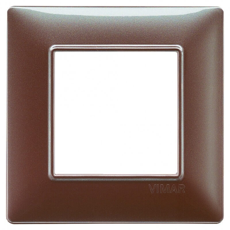 Plaque Plana 2M techn. marron iridescent - 14642.23 - Electrique