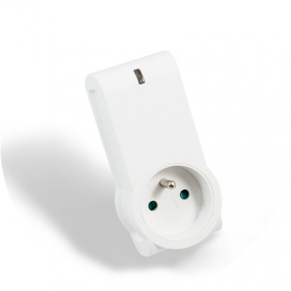 Prise plug 16A - blanc - UBID1502 - Destockage