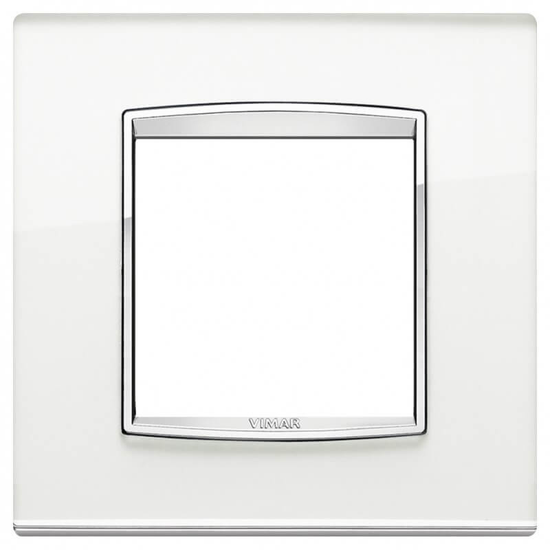 Plaque Eikon Classic 2M Glass argent mirror - 20642.C81 - Electrique Plaque Eikon Classic 2M Glass argent mirror - 20642.C81 - Electrique