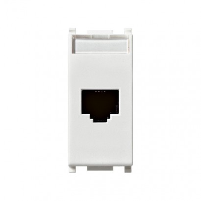 Prise RJ45 Cat6 A - blanc - SPE193325 - Internet