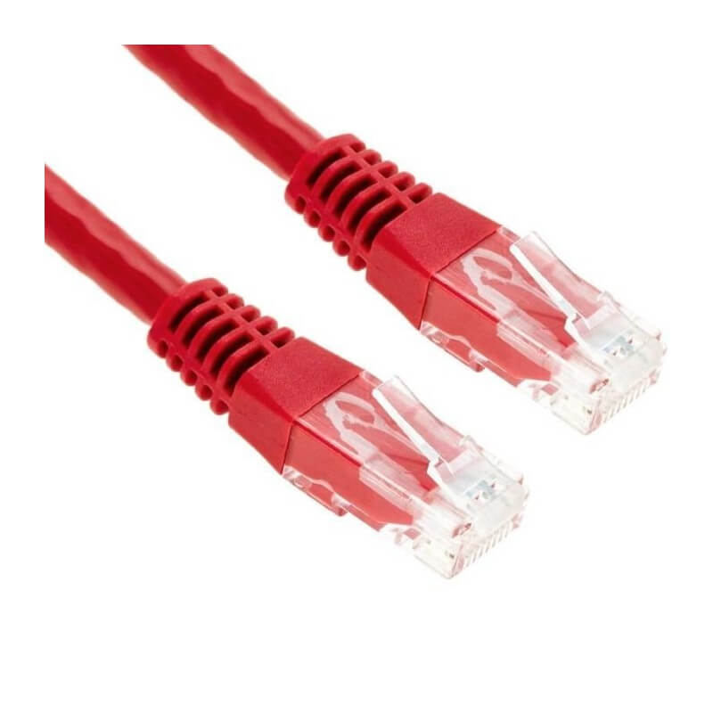 Cordon RJ45 Grade 3 - Lg : 0.8m rouge - CR603B0.8RG - Internet