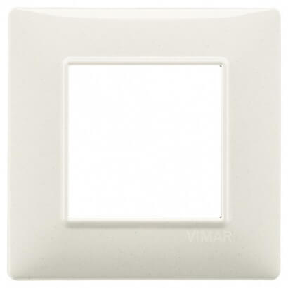 Plaque Plana 2M techn. blanc granit - 14642.06 - Electrique