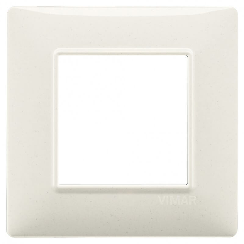 Plaque Plana 2M techn. blanc granit - 14642.06 - Electrique