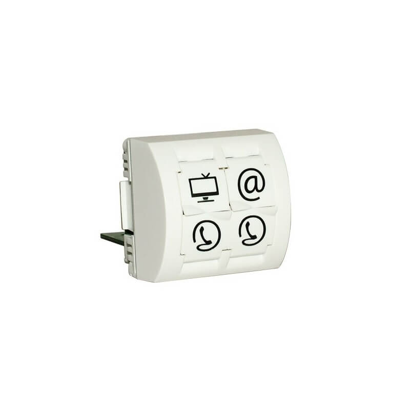 Filtre ADSL pour prise RJ11, sorties RJ11, par