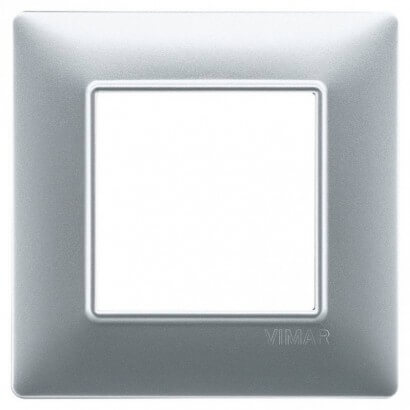 Plaque Plana 2M techn. argent mat - 14642.20 - Electrique