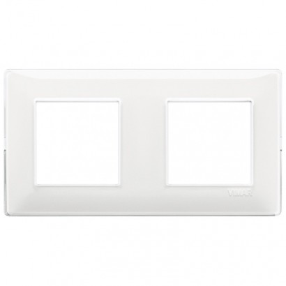 Plaque Plana 2+2 Reflex neige - entraxe 71 - 14643.41 - Electrique