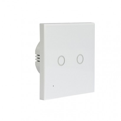 Neo Coolcam NAS-SC02W-3, Wifi 2Gang Wall Wifi Light Switch - DCHDTLC021 - Electrique