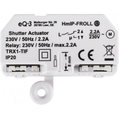 Module encastrable pour Stores avec position lamelles - Homematic Ip hmip-fbl - DCHDTLC046 - Electrique