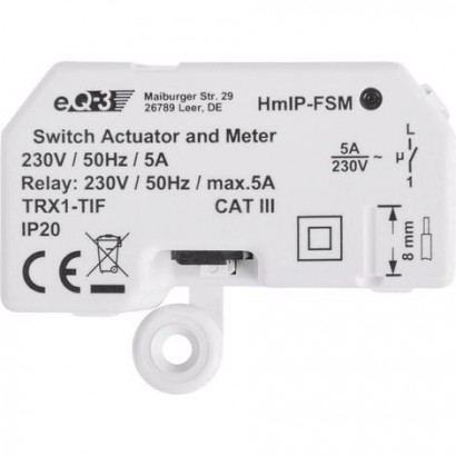 Module On/Off sans fil avec mesure de la consommation Homematic IP hmip-fsm - DCHDTLC043 - Electrique