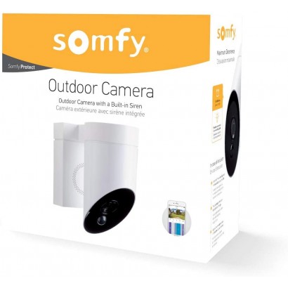 Somfy Caméra de Surveillance Extérieure Wifi - 2401560 - Sécurité