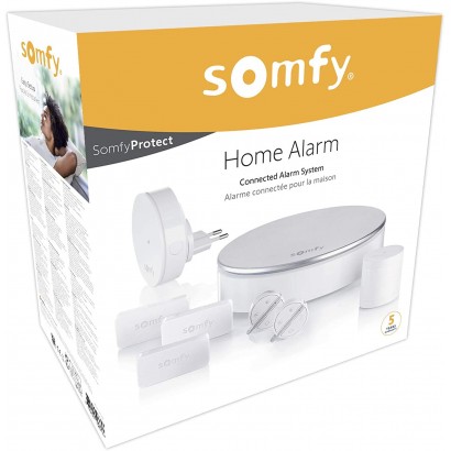 Somfy - Home Alarm - Système d'Alarme Maison sans Fil Connecté - 2401497 - Sécurité