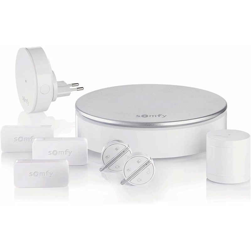 Somfy - Home Alarm - Système d'Alarme Maison sans Fil Connecté - 2401497 - Sécurité