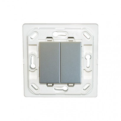 Inter EnOcean SP - Plana silver 2T - VITA1002SLSP - Electrique