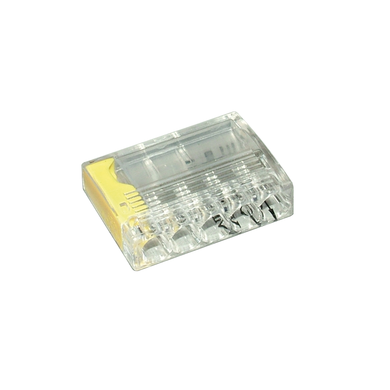 Borne de connexion automatique 5 entrées boite de 100 - C2073-205 - Electrique Borne de connexion automatique 5 entrées boite de 100 - C2073-205 - Electrique