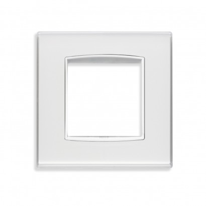 Plaque simple Eikon classic - reflex glace - 20642.B41 - Electrique
