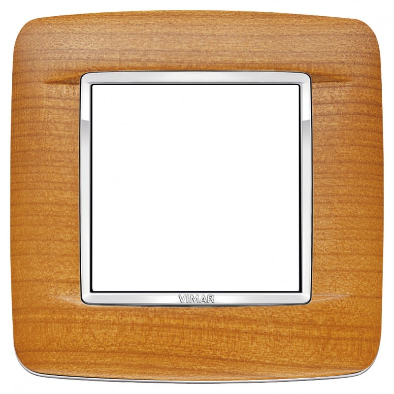 Plaque simple Eikon round - merisier américain - 20642.C36 - Electrique Plaque simple Eikon round - merisier américain - 20642.C36 - Electrique