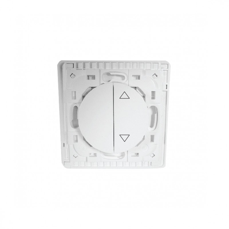 Interrupteur Enocean ODACE Styl double Eclairage/VR - blanc - sans plaque - ODCA1002ECVRSP - Electrique