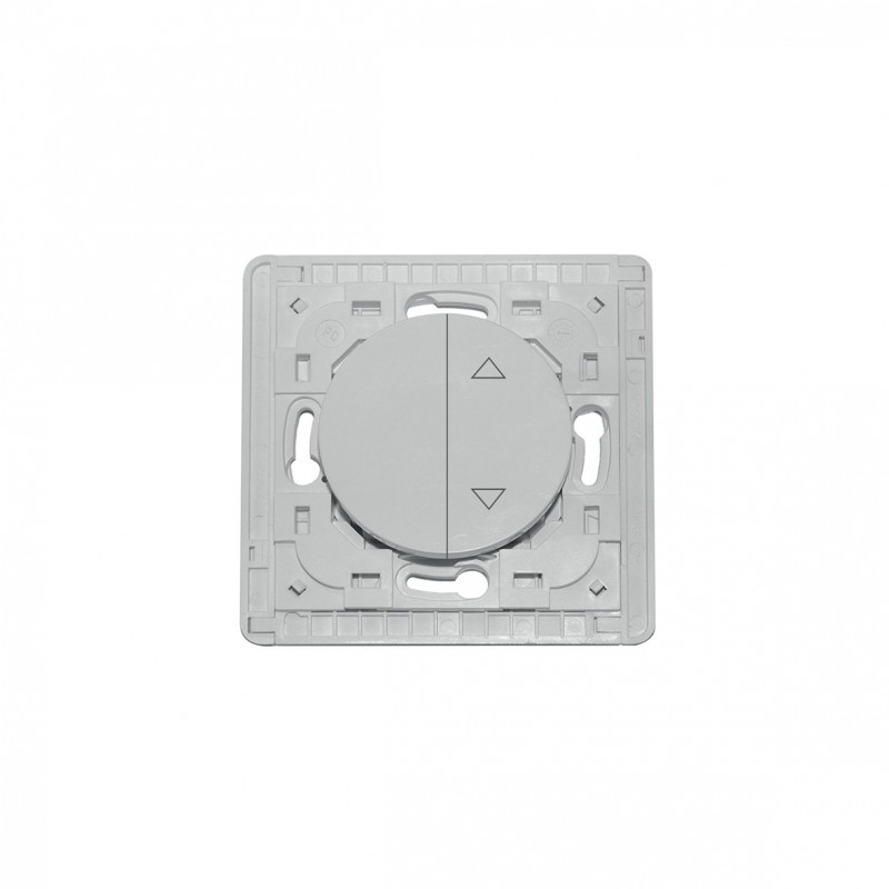 Interrupteur Enocean ODACE Touch double Eclairage/VR - blanc - sans plaque - ODCA2002ECVRSP - Electrique