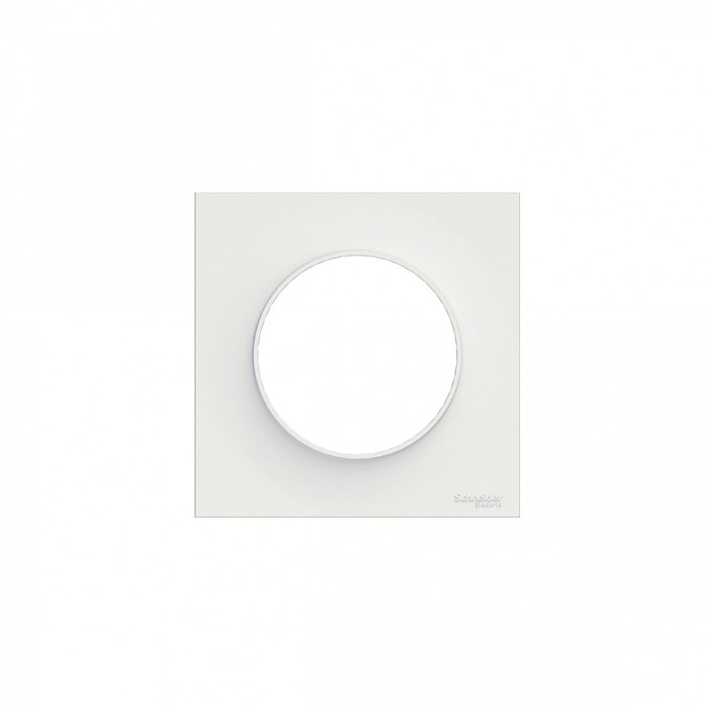 Plaque Simple Blanc Odace Styl - S520702 - Electrique