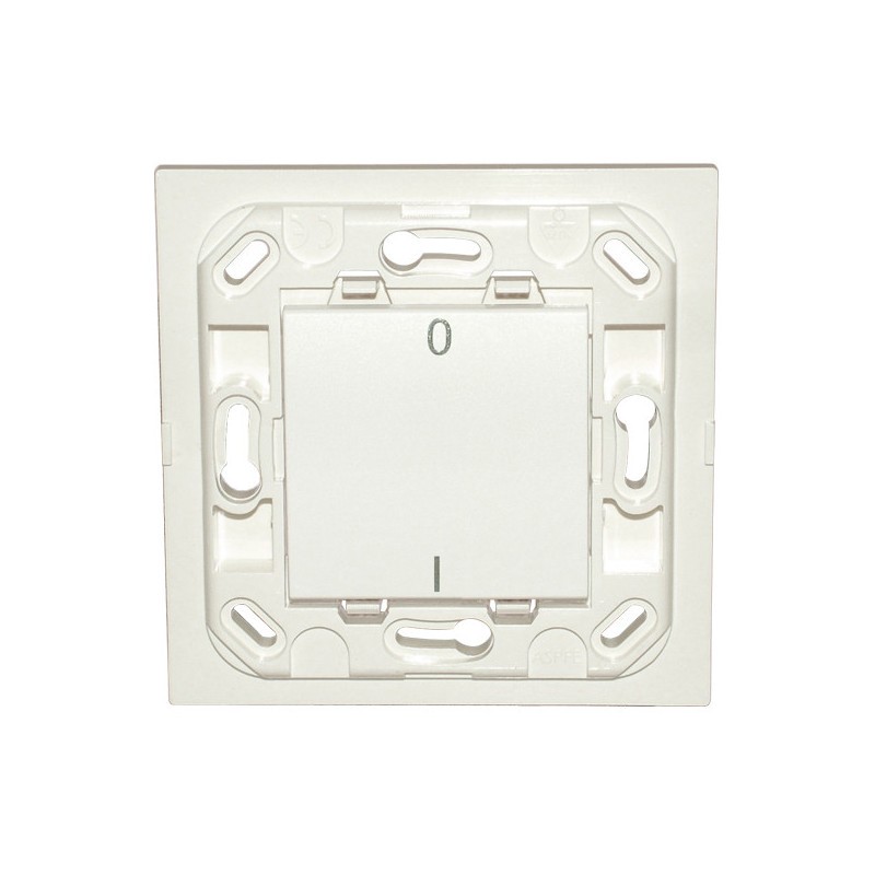 Interrupteur Eikon simple I/O - blanc - sans plaque - VITA2001IOSP - Electrique