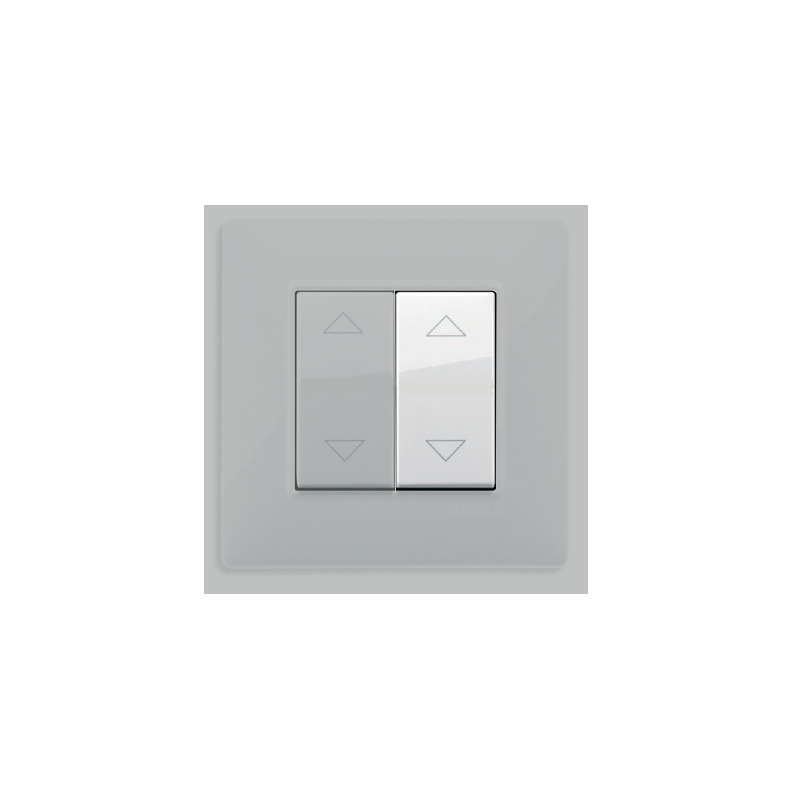Touche 1 module volet roulant pour interrupteur double Plana connecté Enocean, Bluetooth, Zigbee - FO2008-VR-SAV - Electrique Touche 1 module volet roulant pour interrupteur double Plana connecté Enocean, Bluetooth, Zigbee - FO2008-VR-SAV - Electrique