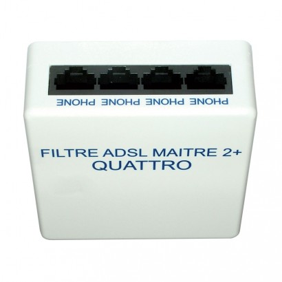 Quadrupleur ADSL filtre maître - ADSLMQUADB - ADSLMQUADB - Internet